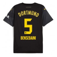 Camisa de Futebol Borussia Dortmund Ramy Bensebaini #5 Equipamento Secundário 2024-25 Manga Curta